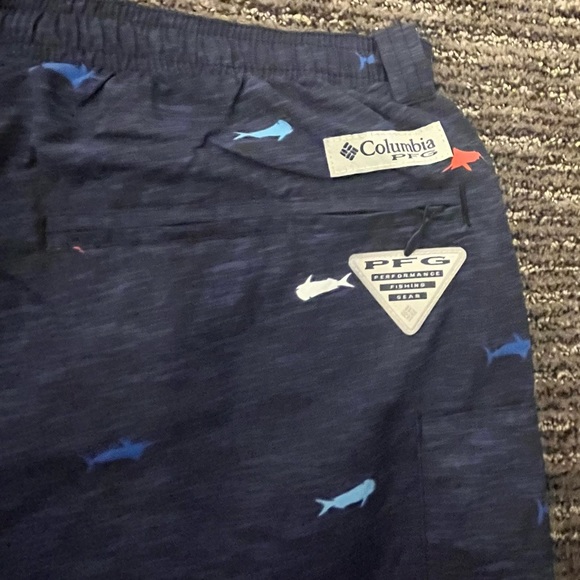 Blue Columbia swim trunks - Picture 5 of 5